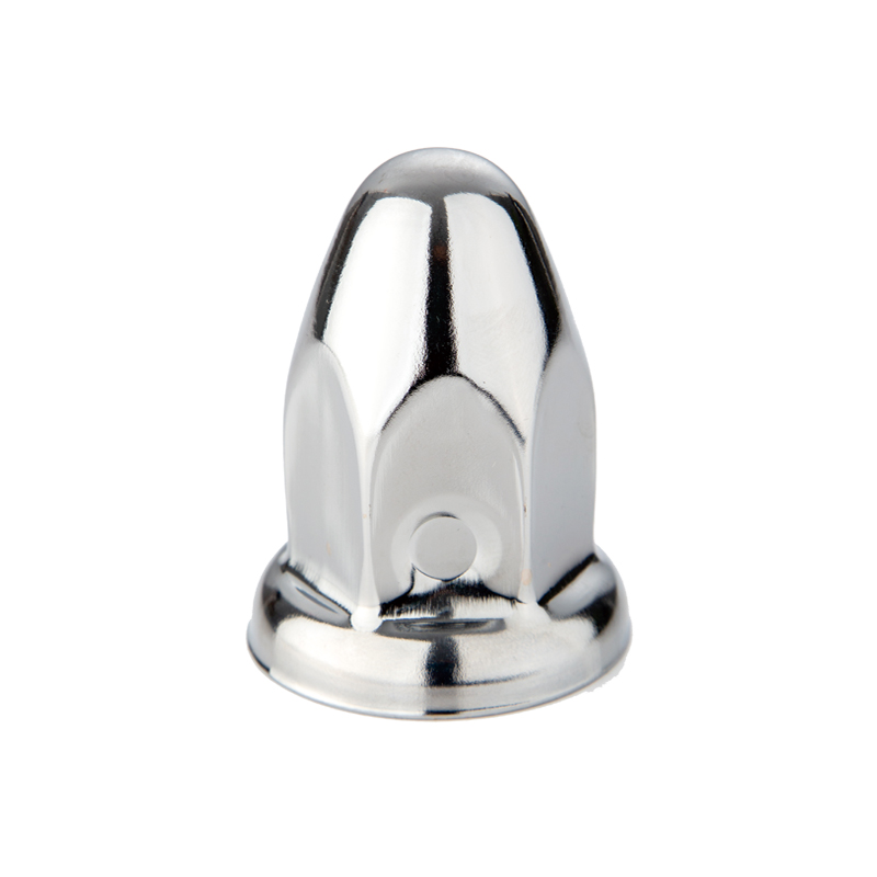 20 X 19mm Alloy Wheel Hex Nut Bolt Caps & Covers Kit (Chrome) With Tool