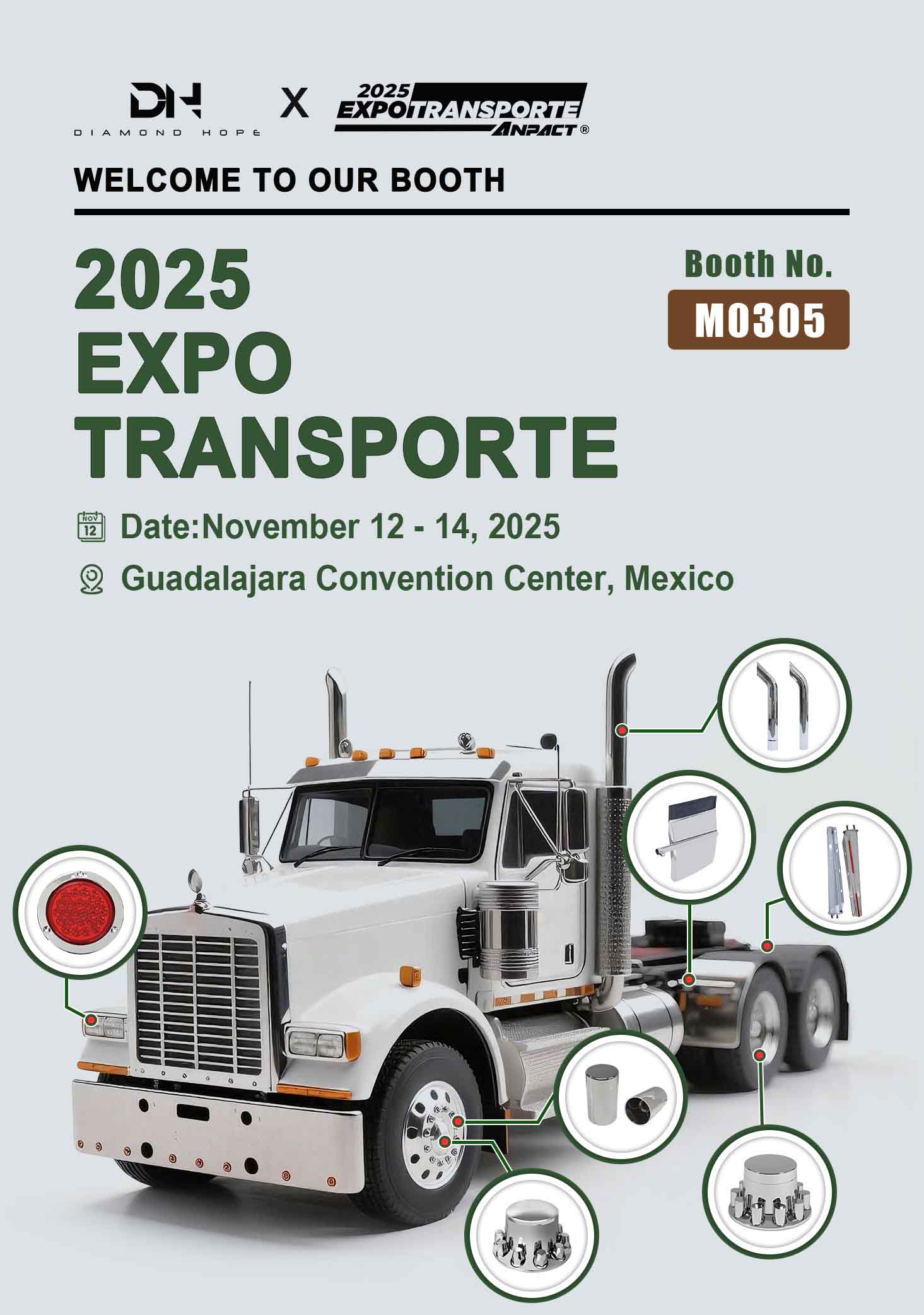 DH 2025 expo transporte DH truck accessories